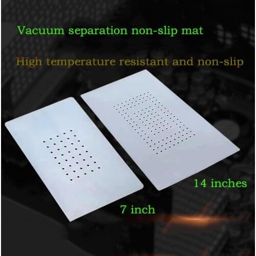 Anti-slip mat for vacuum separator, mobile phone LCD screen, high temperature resistant silicone mat, separator mat