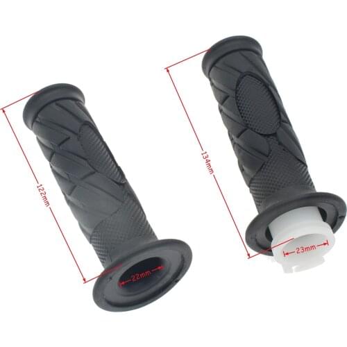1Pair 22/23mm Handle Throttle Grip For Dirt Bike Motorcycle Scooter Moped