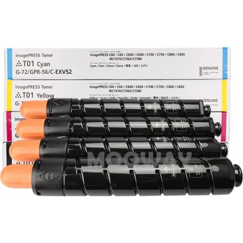 Compatible toner cartridge for Canon iR C60 C65 C70 C600 C650 C700 C710 C750 C800 C810 C850 C7570 C7565 C7580 NPG-72 GPR-56