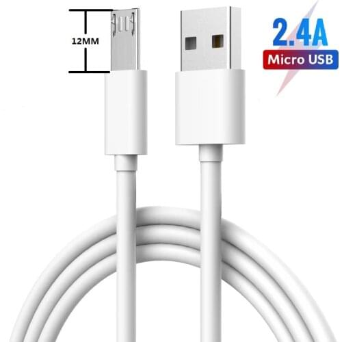 12mm Extra Long Extended Tip Micro USB Cable for Doogee S40 / BL5500 Lite / S30 / S55 / S55 Lite / T5s / T5 Lite Rugged Phones
