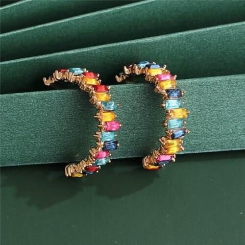 JURAN 2020 New Ethnic Vintage Handmade Drop Earrings For Women Rhinestone Statement Maxi Circle Jewelry Pendientes Gifts