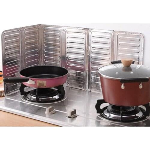 1pcs Kitchen Cooking Frying Oil Splashing Protection Oil Easy Against Stove Guard to Stove Gas Plate Oil Kitchen Clean Spla W3H9