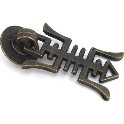 10pcs/lot Chinese Character Antique Bronze Drop Pendant Knobs Pulls Wooden Box Drawer Dresser Knobs Handles for Furniture