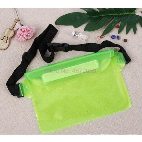 100pcs/lot Waterproof Drift Diving Swimming Bag Underwater Dry Shoulder Waist Pack Bag Pocket for iphone 8 XR Xs case cover