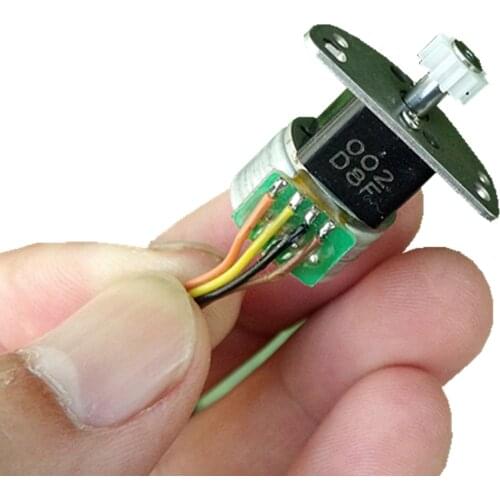 15mm Micro DC 2 Phase 4 Wire Precision Stepper Motor Mini Planetary Geared Motor Metal Gear Box 1:33
