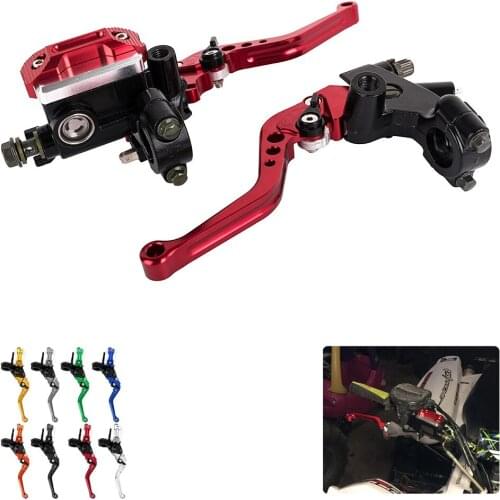 22mm Motorcycles Sport Bike Hydraulic Brake Clutch Lever High Quality CNC Aluminum Alloy Dirt Bike Motorcycle Brake Tool 2PCS