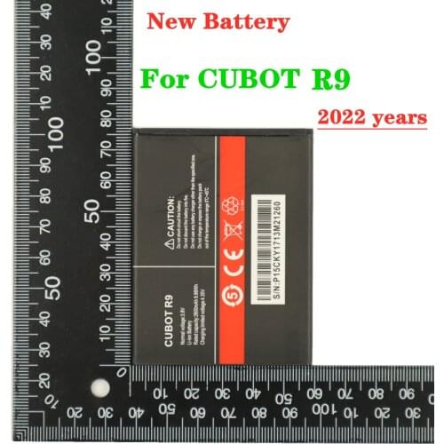 2600 mAh For Cubot R9 Magic Battery High Quality for CUBOT Magic/R9 Cell Phone Battery