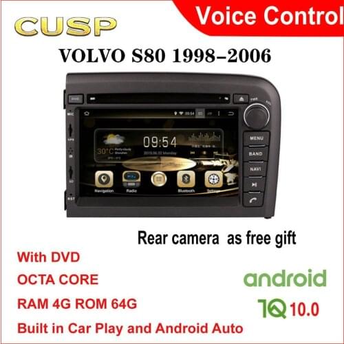 VOLVO S80 GPS RADIO CAR GPS FOR VOLVO S80 1998-ANDROID CAR DVD CUSP CAR STEREO ANDROID 4G+64G Car Multimedia NAVI Voice CAR PLAY
