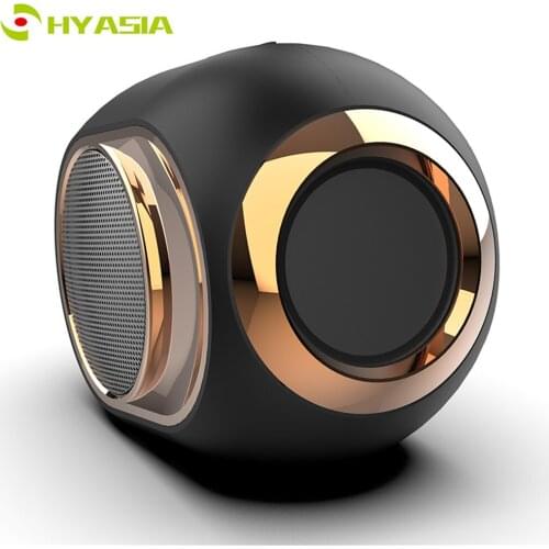 HYASIA Mini Wireless Bluetooth Speaker TWS Portable Box Outdoor Speaker Bluetooth 5.0 Subwoofer Support U Disk FM Radio AUX TF