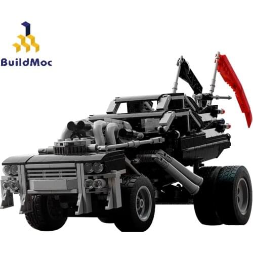 Buildmoc Technical Car MOC Empire Modified Truck Model Creator Transporter Building Blocks Bricks Technical Truck Toys For Boys