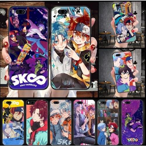 Sk8 The Infinity Anime Phone case For Xiaomi Mi Max Note 3 A2 A3 8 9 9T 10 Lite Pro Ultra black luxury cover trend hoesjes