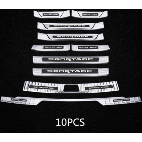 For Kia Sportage R 2018-2019 High-quality stainless steel Car threshold Guard anti-scratch protection car accessories