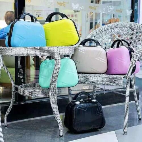 Retro Mini suitcase 14 inch cosmetic bag boarding suitcase