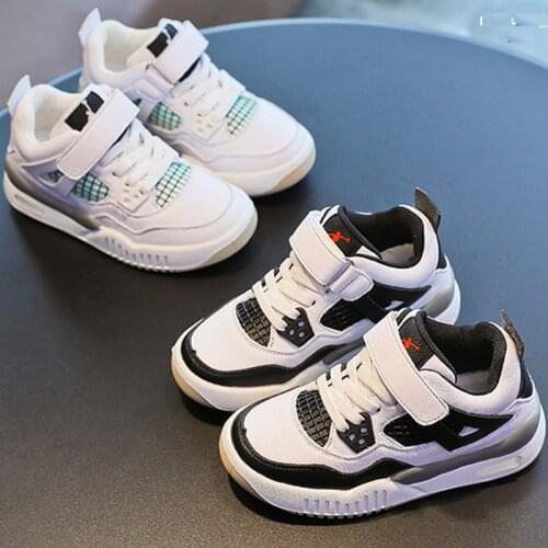 2021 spring and autumn new childrens sports shoes girls' ultralight sports white shoes boys' super fire daddy casual shoes