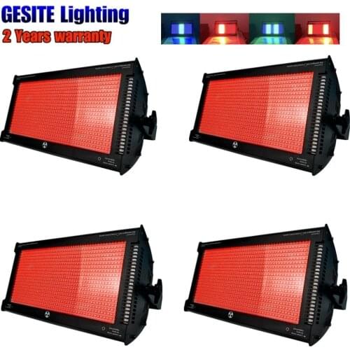 4pcs DMX 512 Atomic LED 1000W Strobe Stage Lighting 4 color change