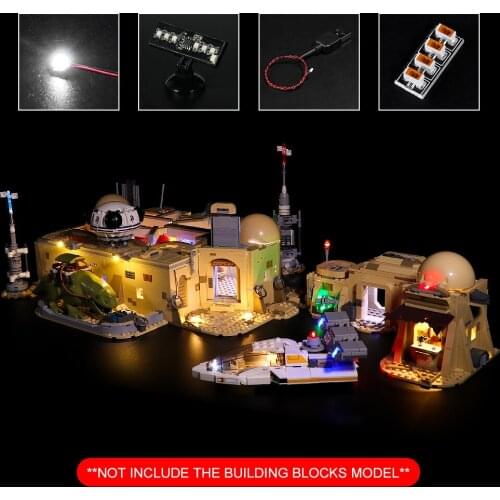 Vonado LED Lighting Set for 75290 A New Hope Mos Eisley Cantina Collectible Model Toy Light Kit, Not Included the Building Block