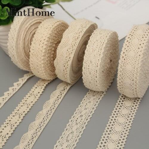 10-Yard/roll Cotton Lace Sofa Cushion Lace Summer Quilt Cotton Lace Home Textile Clothing Accessory Laces