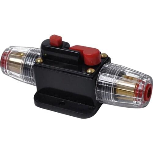 2PCS 12V Resettable Fuse Circuit Breaker Auto Protection for Audio System Overload Protection Block 60A+40A