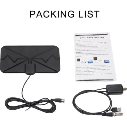 3600 Miles Range 4K Digital Antenna TV Indoor with Amplifier Signal Booster DVB-T2 HDTV Digital Indoor HDTV Wireless Adapter