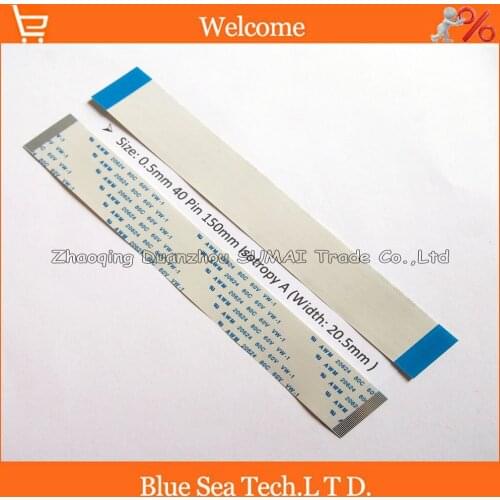 40Pin/50Pin FFC/FPC Flexible Flat Cable 1.0mm pitch 150mm Isotropy A cable,AWM 20624,80C 60V VW-1