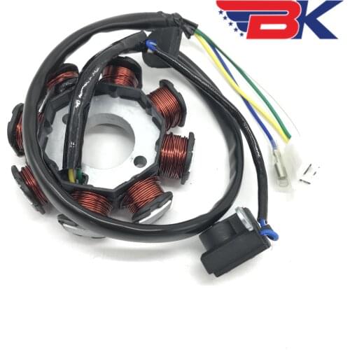 8 Pole Stator 4 Wires Magneto For GY6 50CC 125CC 150cc Scooter Motorcycle ATV