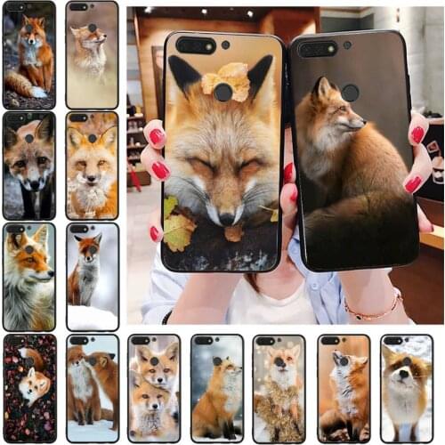 Anime fox Phone Case For Huawei Honor 7C 7A 8X 9X 8A 10i 20lite 10 10lite 20S 20 8C 7X 8S 7S 9A 10X lite