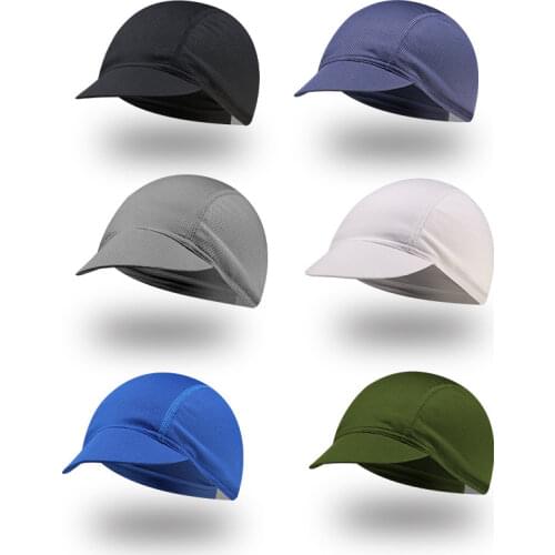 Outdoor Sun Portable Dustproof Cycling Parts Riding Cycling Cap Protection Summer Elastic Hat Biking Solid Color Mesh