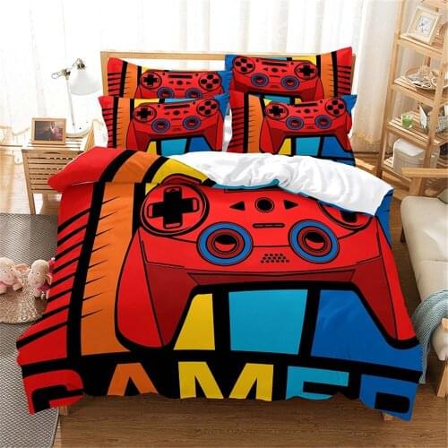 Play Game Bedding Digital Printing Children Duvet Cover Set Bedding Set Bed Cover Cotton Queen Bedding Set bedroom Bed Cover Set