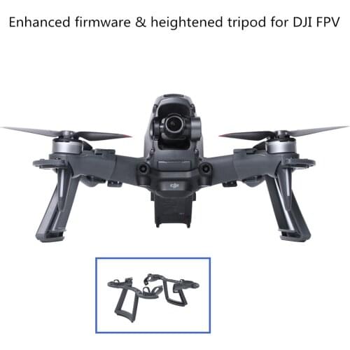 Two-in-one Enhanced Firmware & Heightened Tripod For DJI FPV Landing Gear Anti-collision And Anti-drop Drone Accessories