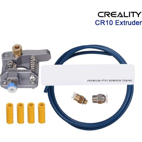 CR10 Bowden Extruder Aluminum Alloy Block Capricorn PTFE Tube For CREALITY ender 3 Upgrade CR10 3D Printer Parts MK8 Extruder