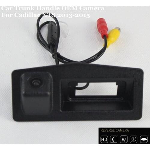 JanDeNing HD CCD Car Rear View Parking/Backup Reverse Camera/WaterProof Trunk Handle OEM For Cadillac XTS 2013-2015