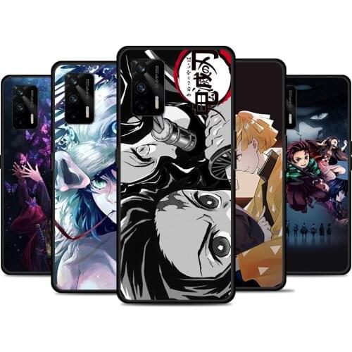 Kimetsu No Yaiba Anime For Realme 8 GT Neo Flash Edition Explorer Master Q3 Pro Narzo30 C21 C20 C11 C20A C21Y Phone Case