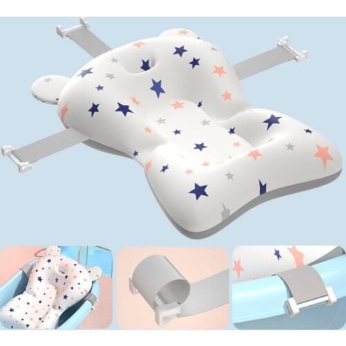 Mommys Helper Inflatable Bath Tub Collection Chair with Safety Belts Non-sli