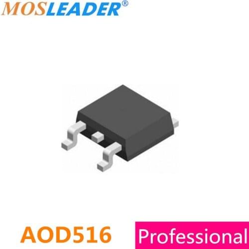 Mosleader AOD516 TO252 100PCS 1000PCS 2500PCS DPAK D516 30V 50A N-Channel High quality