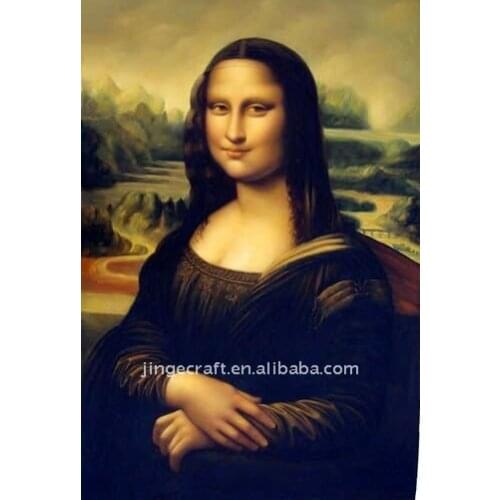 Free shipping size 30x40cm World famous character Mona Lisa wall Hanging