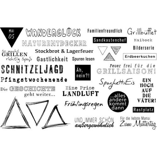 German Transparent Clear Silicone Stamp Seal for DIY scrapbooking photo album Decorative clear stamp sheets A826