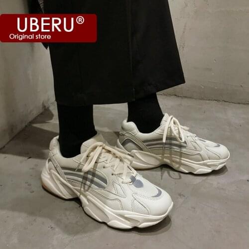 2021spring and autumn new mesh reflective sneakers fashion ladies casual shoes thick-soled old shoes men and women runningshoes