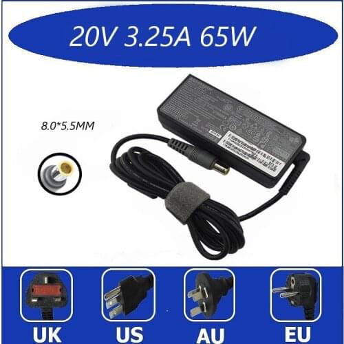 New 20V 3.25A 65W 8.0X5.5mm AC Adapter Power For Lenovo IBM ThinkPad Edge E420 E425 E430 E435 E520 E220S E420S Laptop Charger