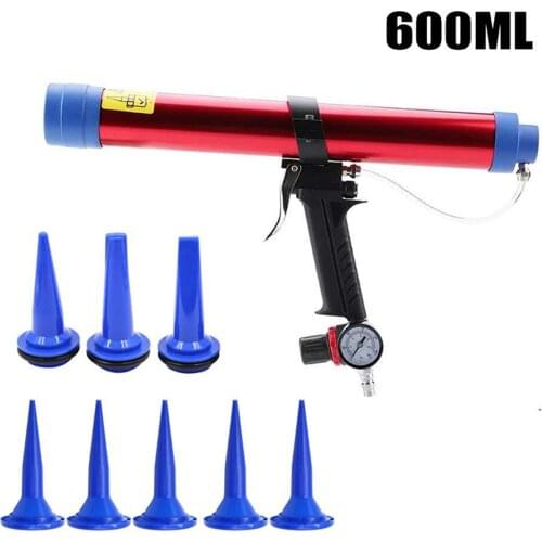 600Ml Glue Gun Pneumatic Gun Workpro Adjustable Air Guns Tools For Home Repair Sealant Applicator Caulking Gun Tool