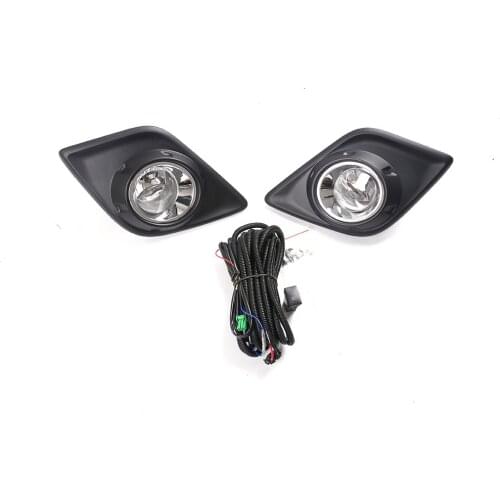 Fog Lights for Car Led Fog Lamp Chrome Cover Wire Harness For Toyota HILUX REVO 2015 Car Front Bumper Driving Lamp