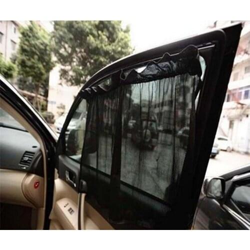 Factory direct selling automotive suction mesh curtain 75*50CM on the loading of car shade curtain car curtain