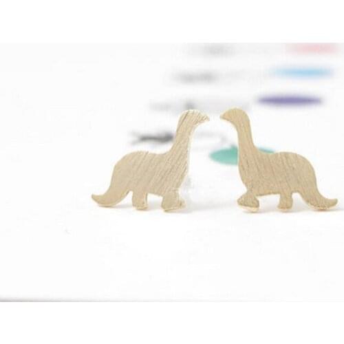 Wholesale 10 Pairs Cute Dinosaur Stud Earring Fashion Ear Jewelry Kids Love Gift Earrings Free Shipping