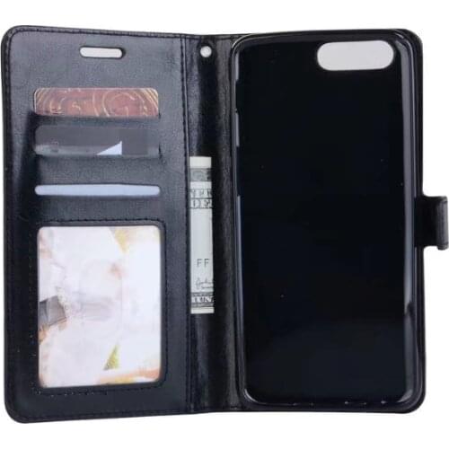 100pcs/lot Crazy Horse Stand Leather PU+TPU Cover Case For Oneplus 5 / For Oneplus 5T mix models