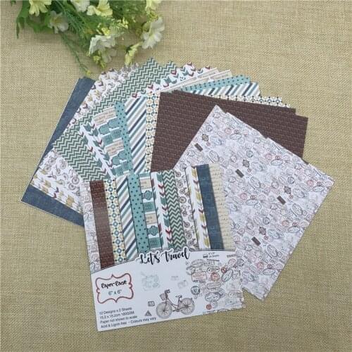 24PCS/Lot Icon A Retro Material Papers DIY Scrapbooking Album Diary Gift Decorative Paper Scrapbooking Paper