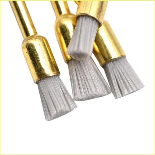 50pcs RA Contra Angle Dental Alumina Small Polishing Polisher Brushes Latch Type