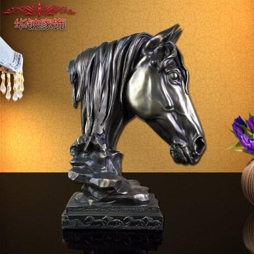 2016 Promotion Horse Home Furnishing Resin Crafts Ornaments To Decorate The Living Room Decoration Mashou Big Business Gifts