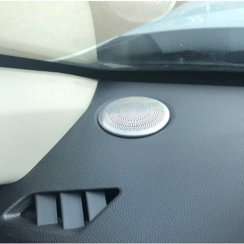 For Renault DUSTER Car Interior Accessories speaker stainless steel net round protective cover ring strong 2018-2021