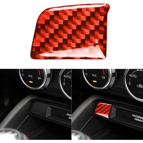 Car Center Storage Button Switch Cover Trim Sticker for Mazda MX-5 Miata Roadster 2016+ND Scratch-resistant Auto Parts