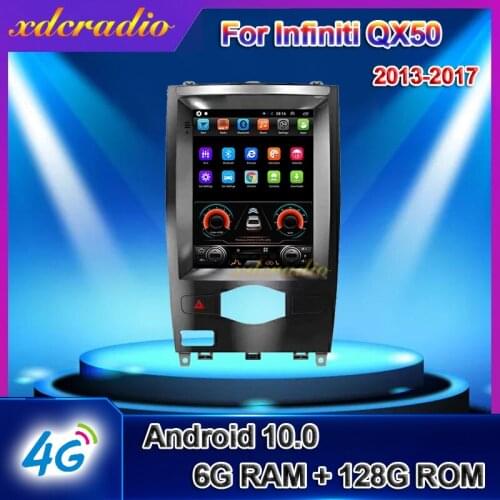 Xdcradio 10.4" Android 9.0 For Infiniti QX50 Car Radio Automotivo Car Multimedia Player Auto GPS Navigation Stereo 4G 2013-2017