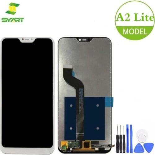 For Xiaomi Mi A2 Lite LCD Display Touch Screen Digitizer Assembly Replacement + Free Tool For Redmi 6 Pro 6Pro 5.84" LCDs Screen